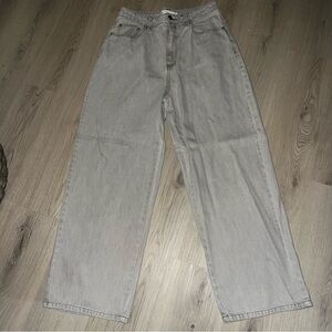 ASOS High Rise Gray Jeans Women’s 32/32 – Straight Leg